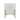 White Ceramic Planter with Pine Wood Stand - 10.0" x 10.0" x 12.0"