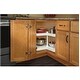 preview thumbnail 8 of 7, Rev-A-Shelf Lazy Daisy Polymer 28 Inch Pie Cut 2 Shelf Lazy Susan Set
