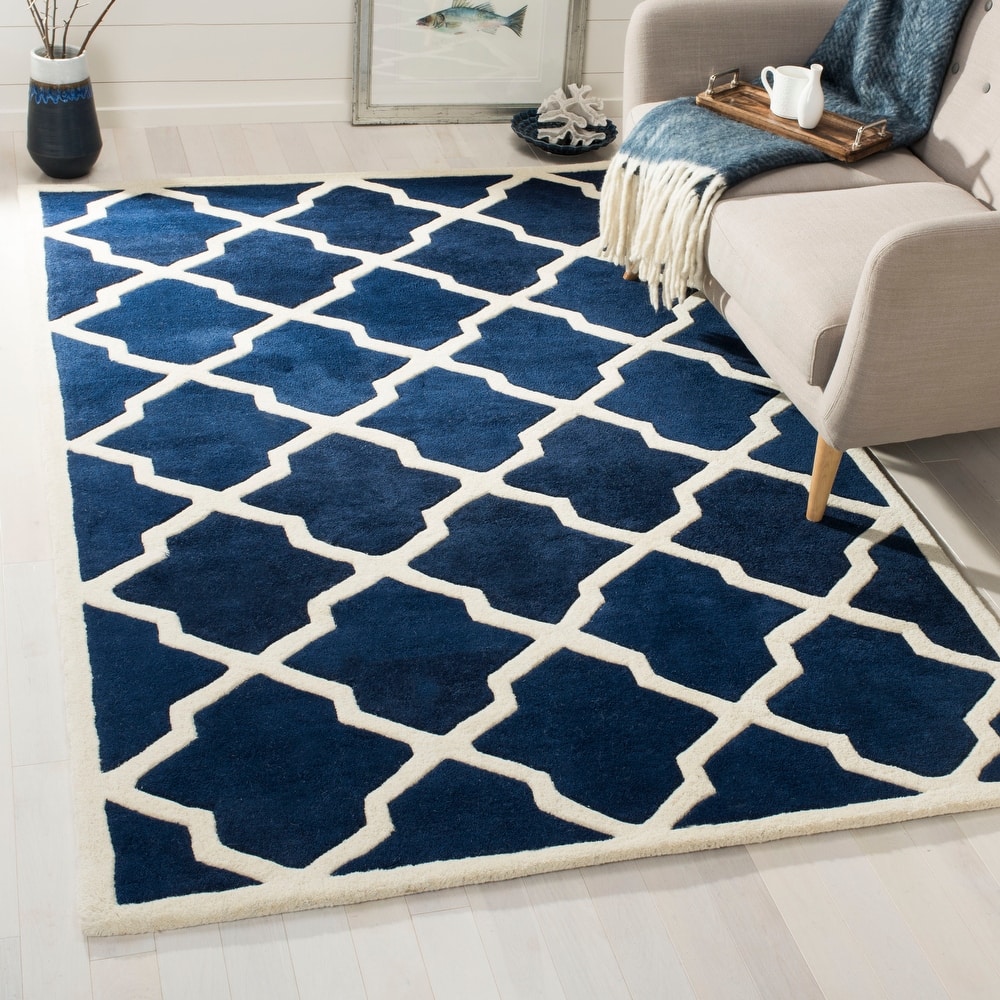 SAFAVIEH Handmade Chatham Rinske Modern Moroccan Wool Rug