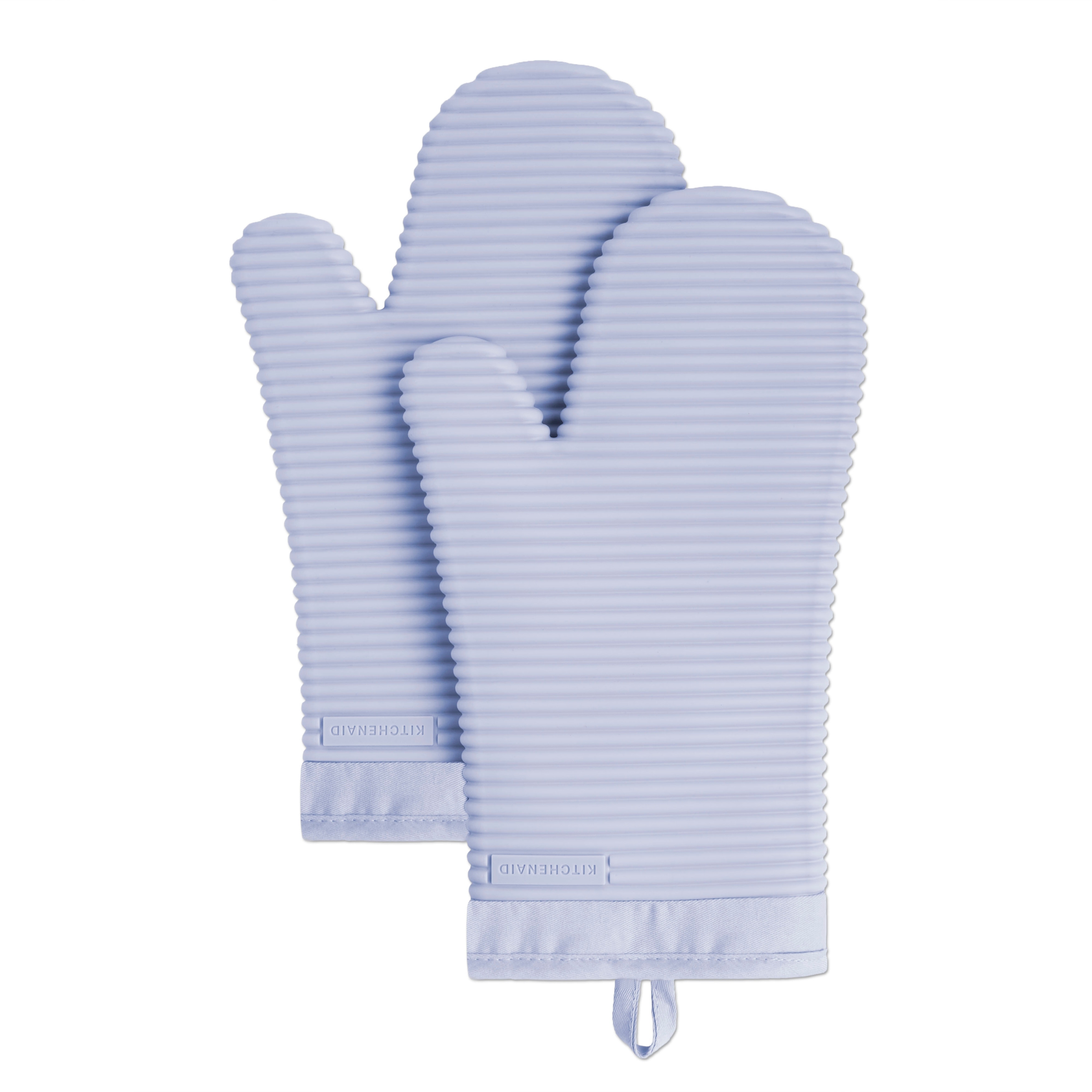 KitchenAid Ribbed Soft Silicone Oven Mitt 2-Pack Set, 7.5x13 - On Sale -  Bed Bath & Beyond - 32254522