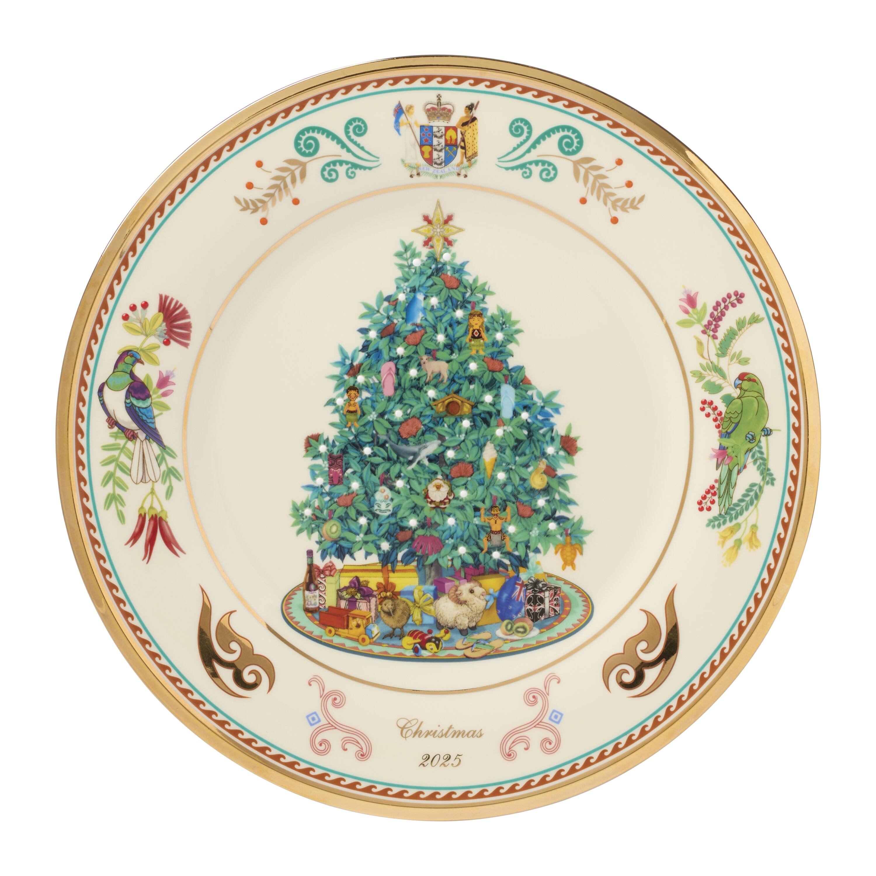 Lenox 2025 Trees Around The World Plate, New Zealand - Bed Bath