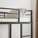 preview thumbnail 13 of 13, Twin Size Metal Loft Bed with Desk and Storage Shelves