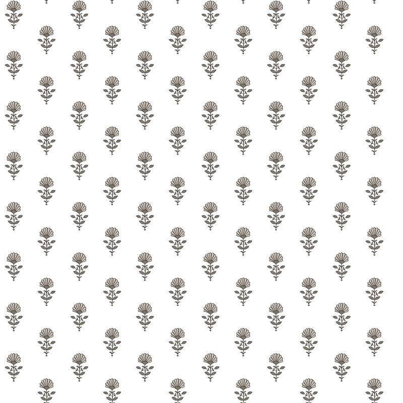 Erin Gates Libby Stone Mini Floral Wallpaper
