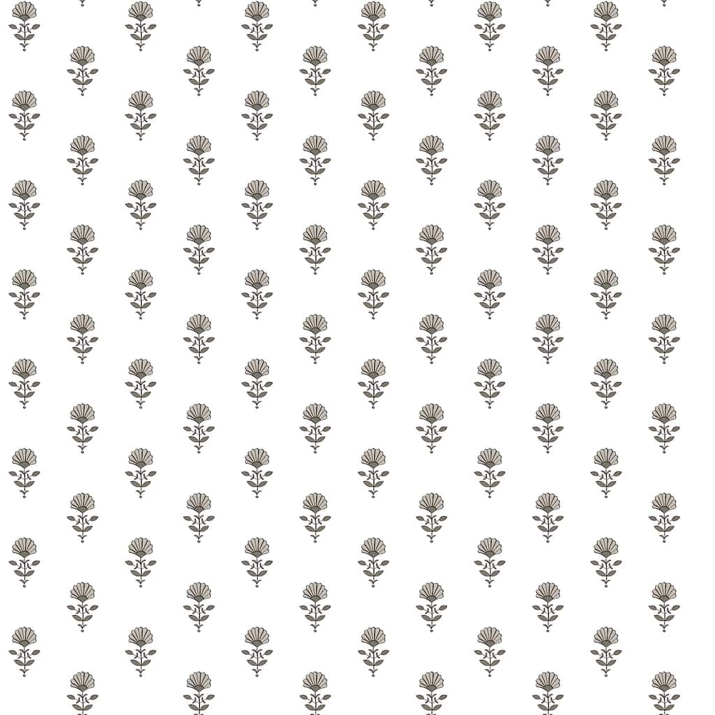 Erin Gates Libby Stone Mini Floral Wallpaper