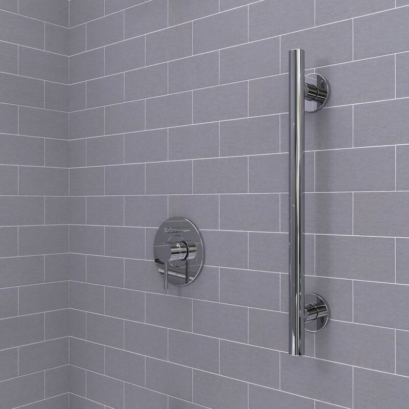 Keeney Infinity Designer Grab Bar 1.25 Dia x 36 in., Polished Chrome