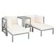 preview thumbnail 49 of 52, SAFAVIEH Outdoor Living Ronson 5 Pc Sectional Set - 26.9 x 26.9 x 26.8
