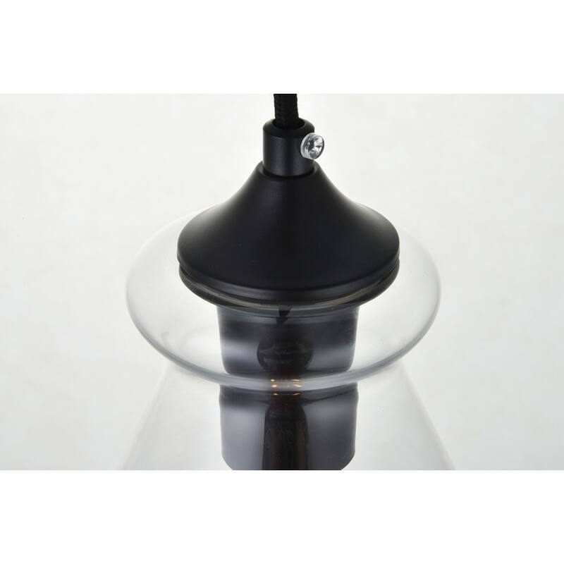 1-Light 8 inch Pendant with Clear Glass
