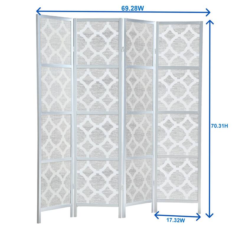 4-Panel Room Divider