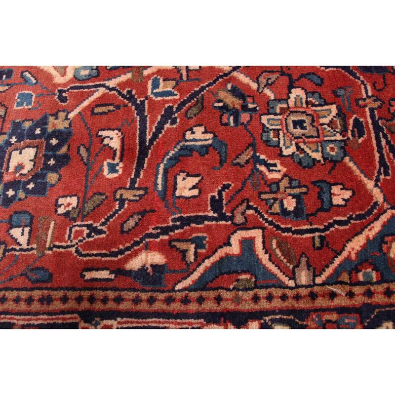 ECARPETGALLERY Hand-knotted Andelz Red Wool Rug - 3'4 x 10'11