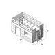 preview thumbnail 10 of 32, Max and Lily Farmhouse Twin Loft Bed with 1 Drawer