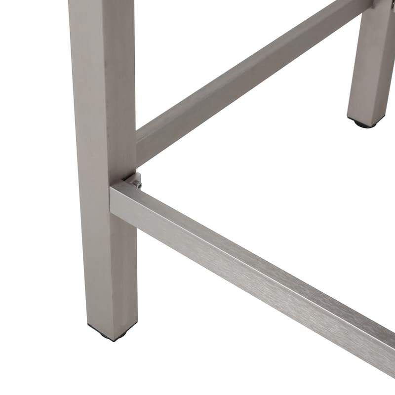 Cape Coral Outdoor 3-piece Bar Set with Glass Table Top by Christopher Knight Home