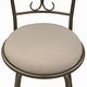 preview thumbnail 6 of 8, Simple Living Zella Adjustable Height Swivel Barstool (Set of 3)