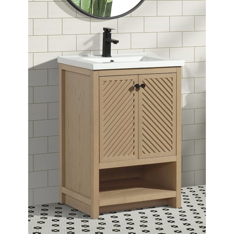 Ari Bath Selena 24" Bathroom Vanity Oak