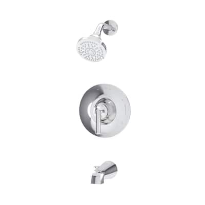 Symmons 599215TRM Birch Tub and Shower Trim Package with 1.5 GPM