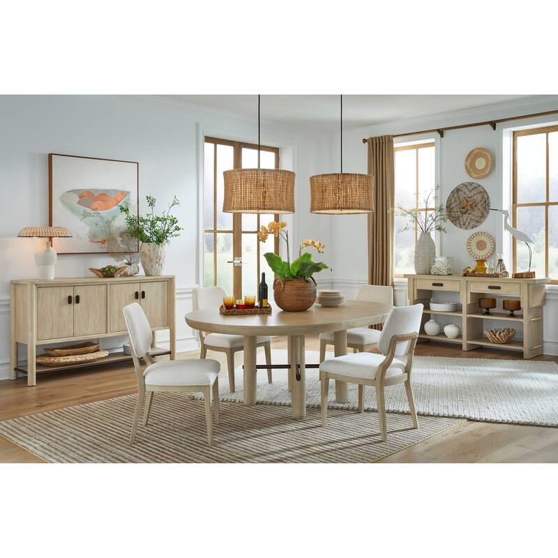 Salt Life Home Sunset Cove Sanibel Brown Server - 68''W x 18''D x 36''H