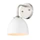 Option Pewter with Matte White