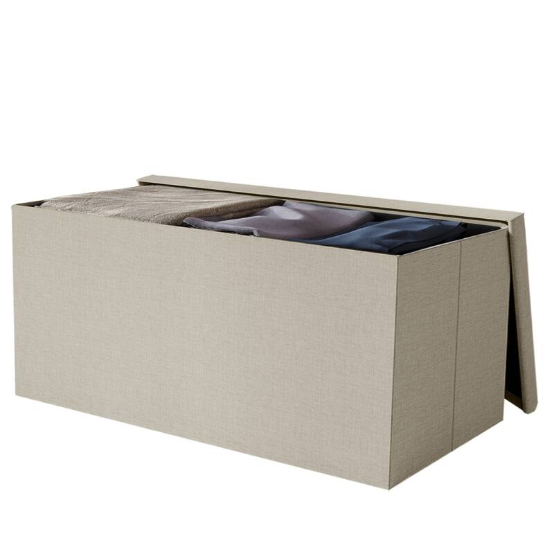 Florence Upholstered Folding Storage Bench