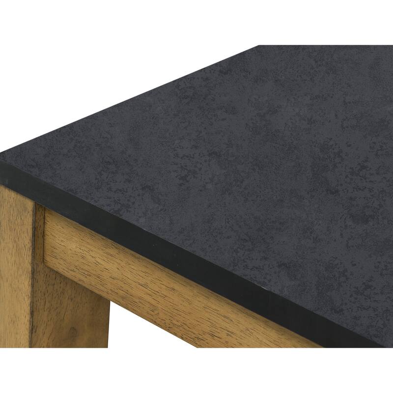 Signature Design by Ashley Quentina Black/Brown Rectangular End Table - 23"W x 21"D x 24"H