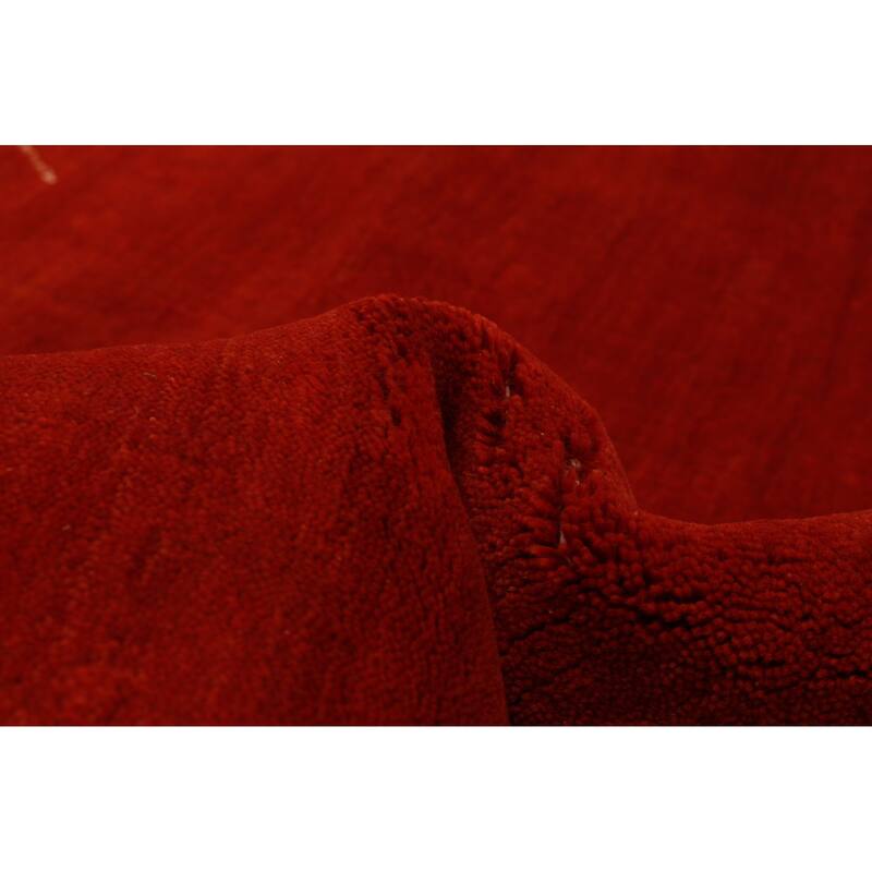 Kashkuli Gabbeh Red Rug 3'10" x 5'10" - 3'10 x 5'10