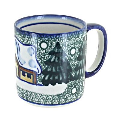 Blue Rose Polish Pottery WR Unikat Mug