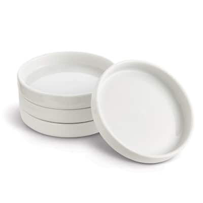 Fantes Bread Dipping Saucers, Porcelain, 4-Ounce, Set of 8, The Italian Market Original since 1906