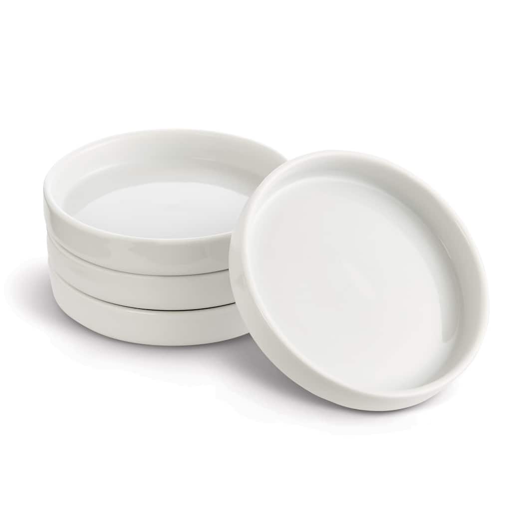 Fantes Bread Dipping Saucers, Porcelain, 4-Ounce, Set of 8, The Italian Market Original since 1906