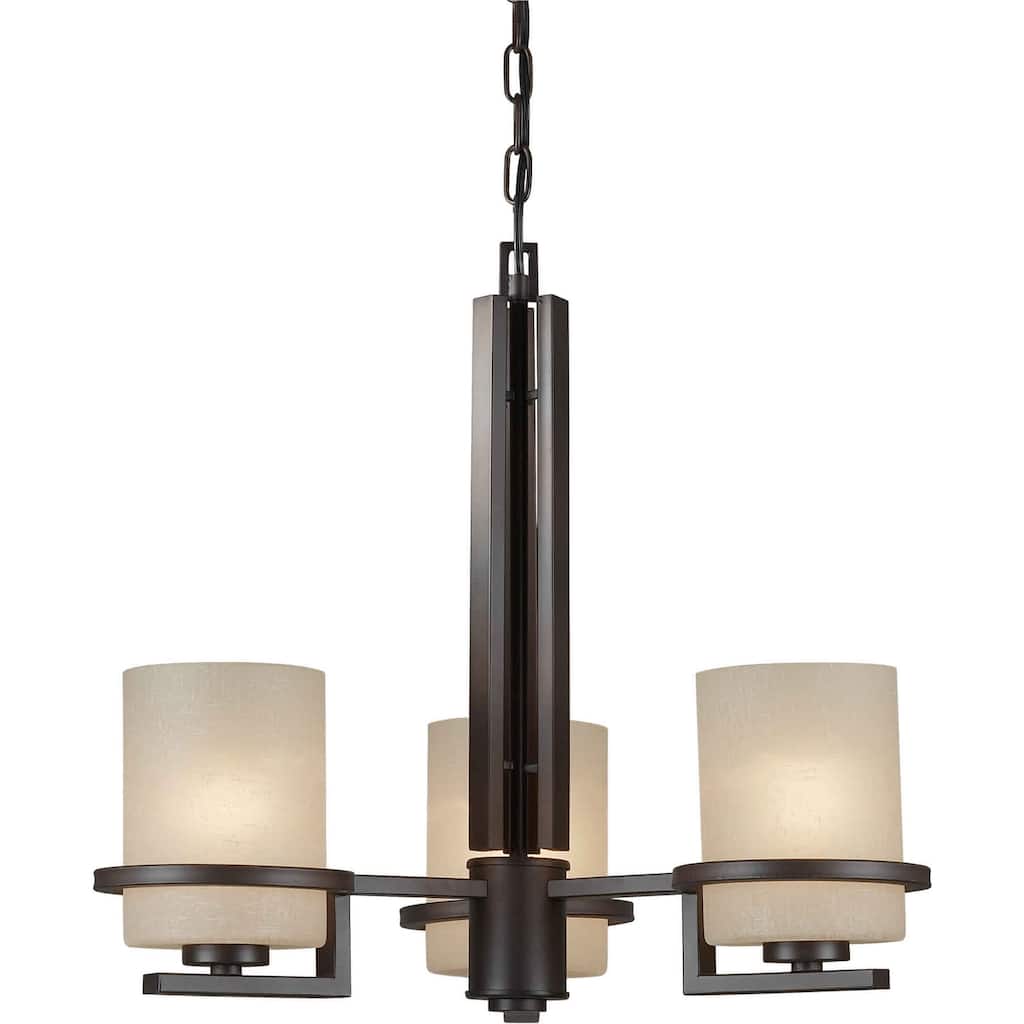 Forte Lighting 3 Light 20-1/2" Wide Chandelier