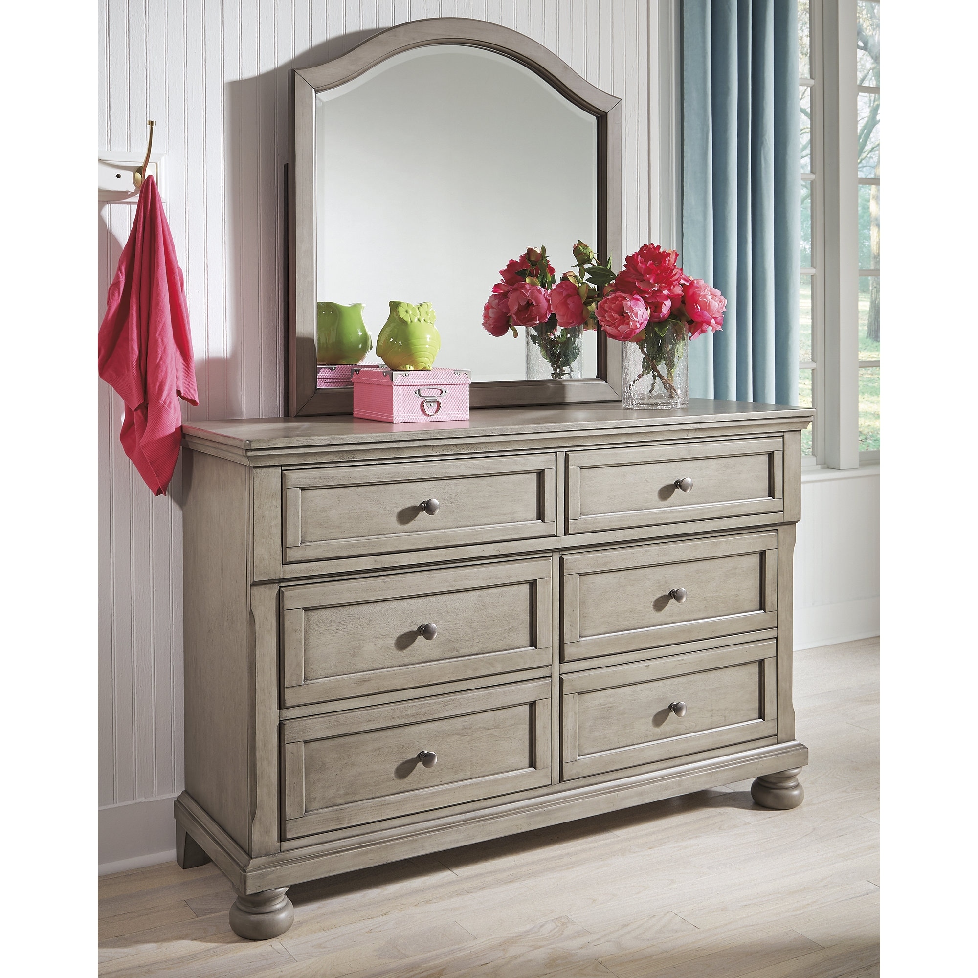 Gray dressers 2025 with mirror