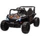 preview thumbnail 20 of 28, Qaba 12V Kids Electric UTV, Battery Powered Ride-On Truck with Remote, 3 Speeds, 4-Wheel Suspension, LED Lights, Music, Pink