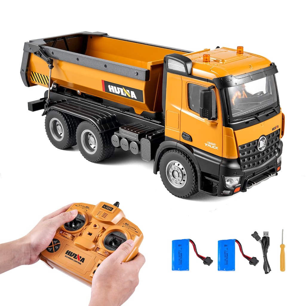 RC Dump Truck Toy for Toddlers Kids Boys and Girls Age 8+