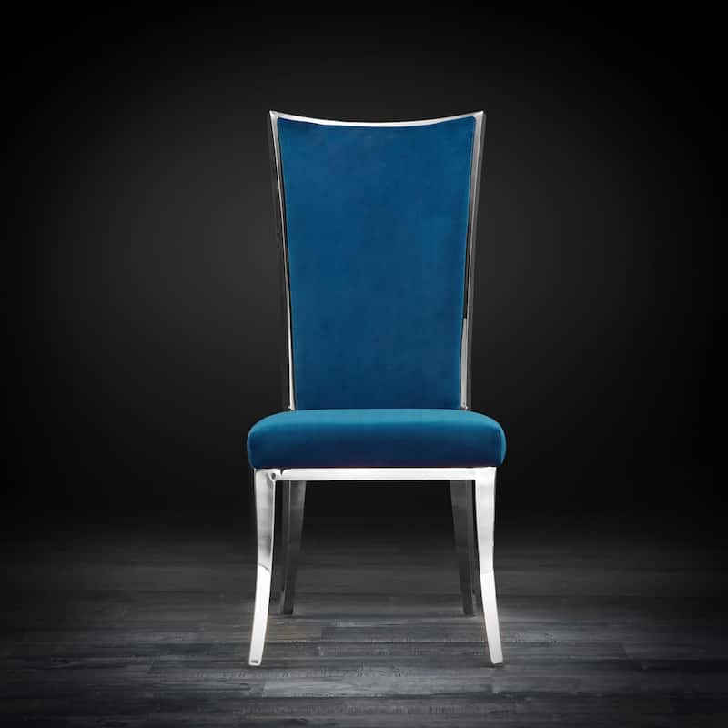 Massimo Silver Stainless Steel Dining Chair