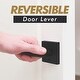 preview thumbnail 5 of 5, Dummy Door Lever Slim Square Modern Door Lever for Closet or French Doors