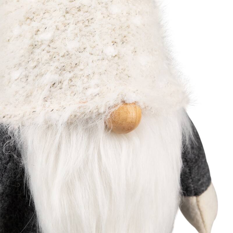 Plush Standing Gnomes Christmas Decorations - 14" - Set of 2