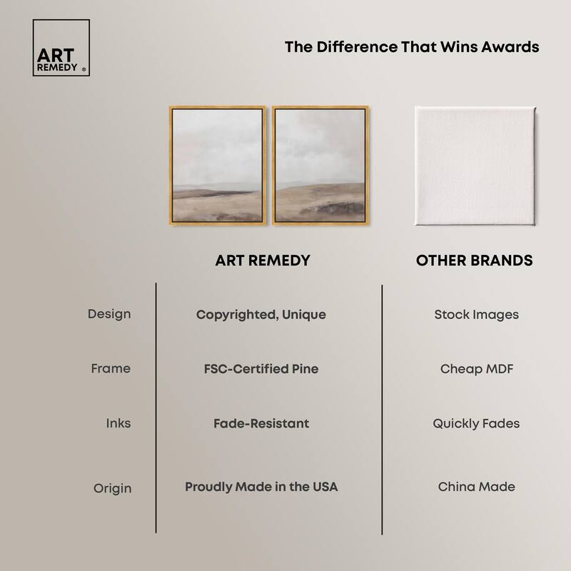 Quietude II Canvas Set of 2 by Art Remedy