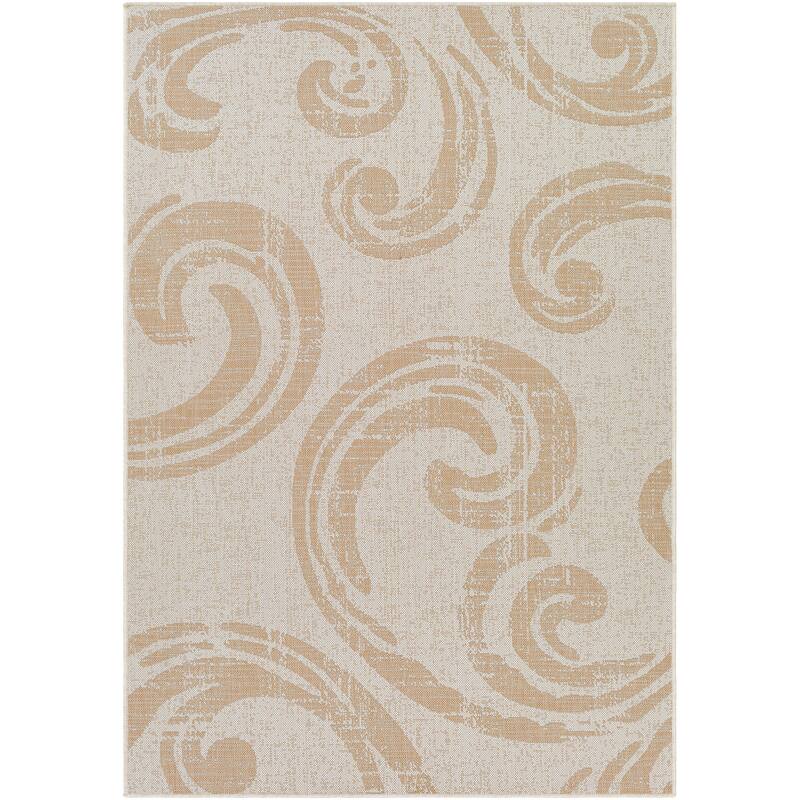 Kimarlee Indoor/ Oudoor Scroll Area Rug
