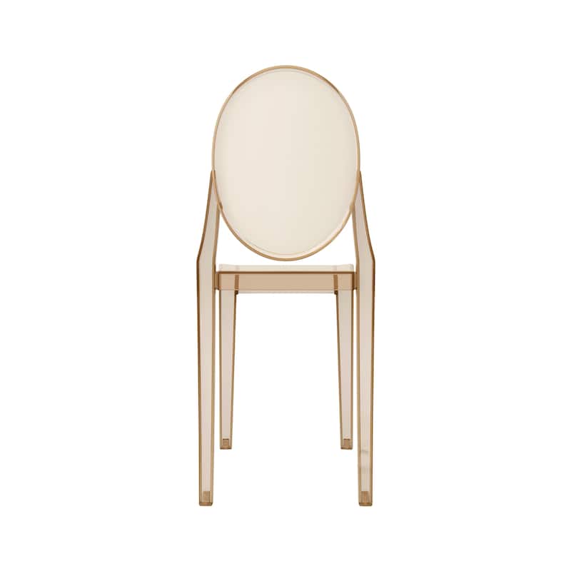 Modern Designs 2 and 4-piece Set of Stackable Transparent Ghost Chairs for Events - N/A