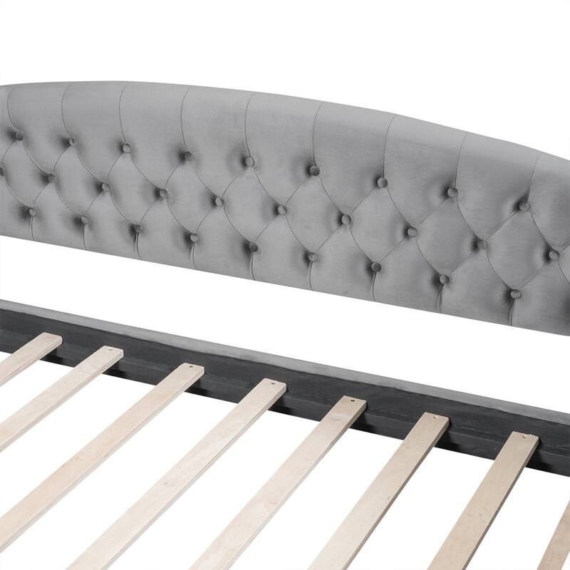 Modern Luxury Tufted Button Full Size Upholstered Daybed