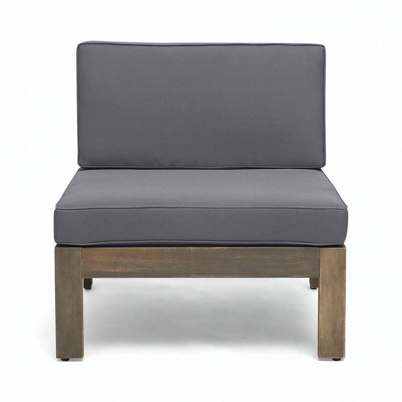 Outdoor L SHAPE SOFA SET, DARK GREY