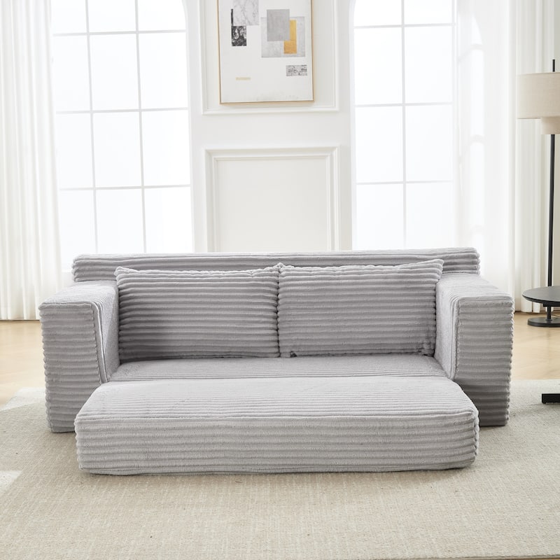 Sofa 70-in Casual Gray 2 -seater Loveseat - 8' x 10'