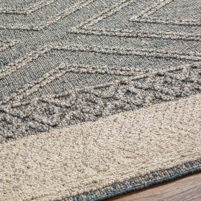 Sarasota Outdoor Safe Farmhouse Netural Area Rug