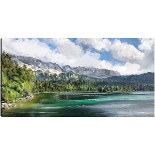 Summer Lake By Studio Arts Canvas Art Print