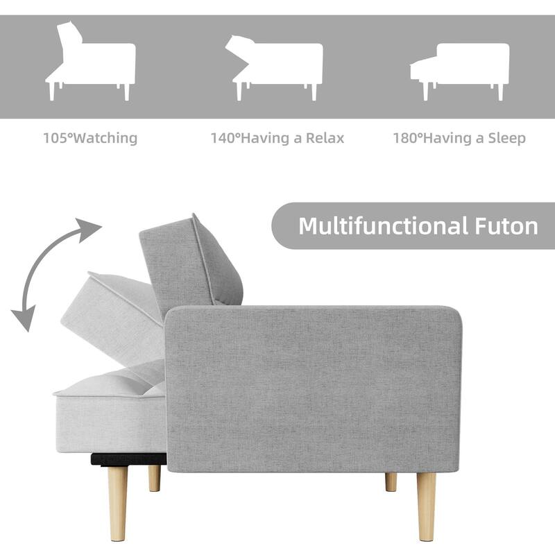 Modern Sofa - Linen Upholstery