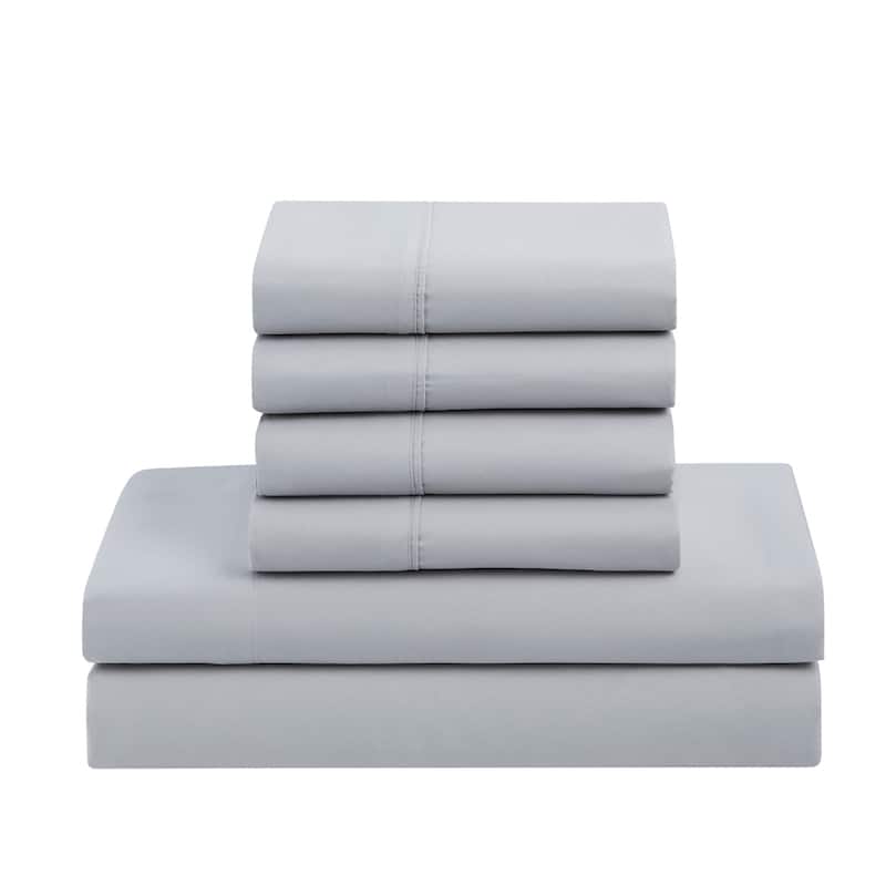 Sweet Home Collection Luxury Solid Bed-In-a-Bag with Sheet Set