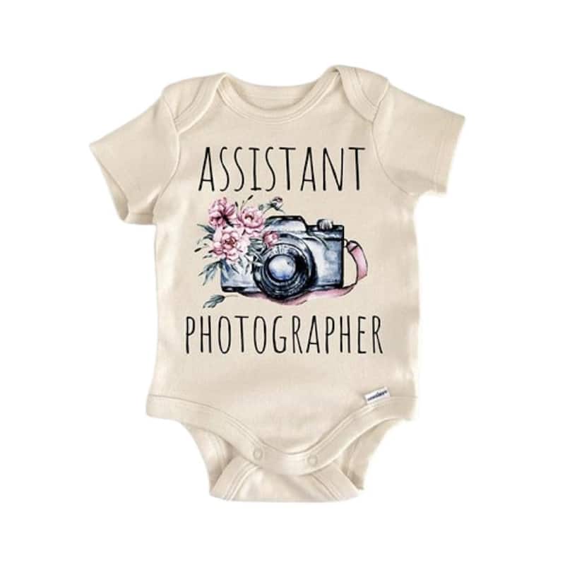 Photographer - Baby Boy Girl Clothes Infant Bodysuit Funny Cute Newborn