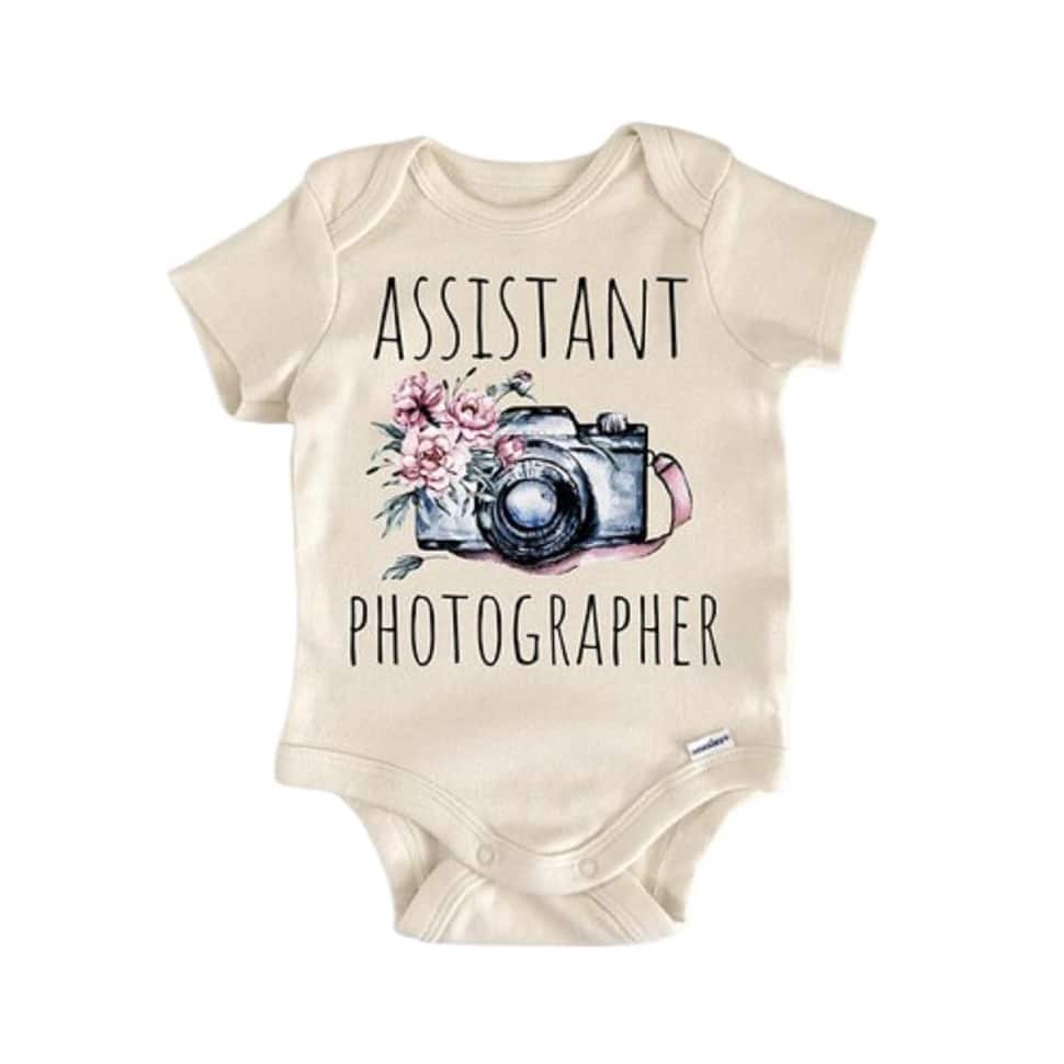 Photographer - Baby Boy Girl Clothes Infant Bodysuit Funny Cute Newborn