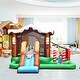 preview thumbnail 9 of 12, Kids Inflatable Bounce House Jumping Castle Slide Climber Bouncer - Multi - 153.5''x 120''x 86.5''(L x W x H)