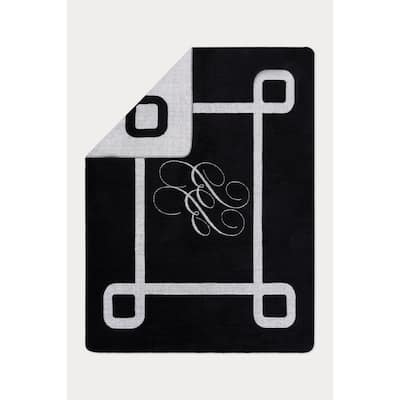 Brooks Brothers Bb Monogram Throw