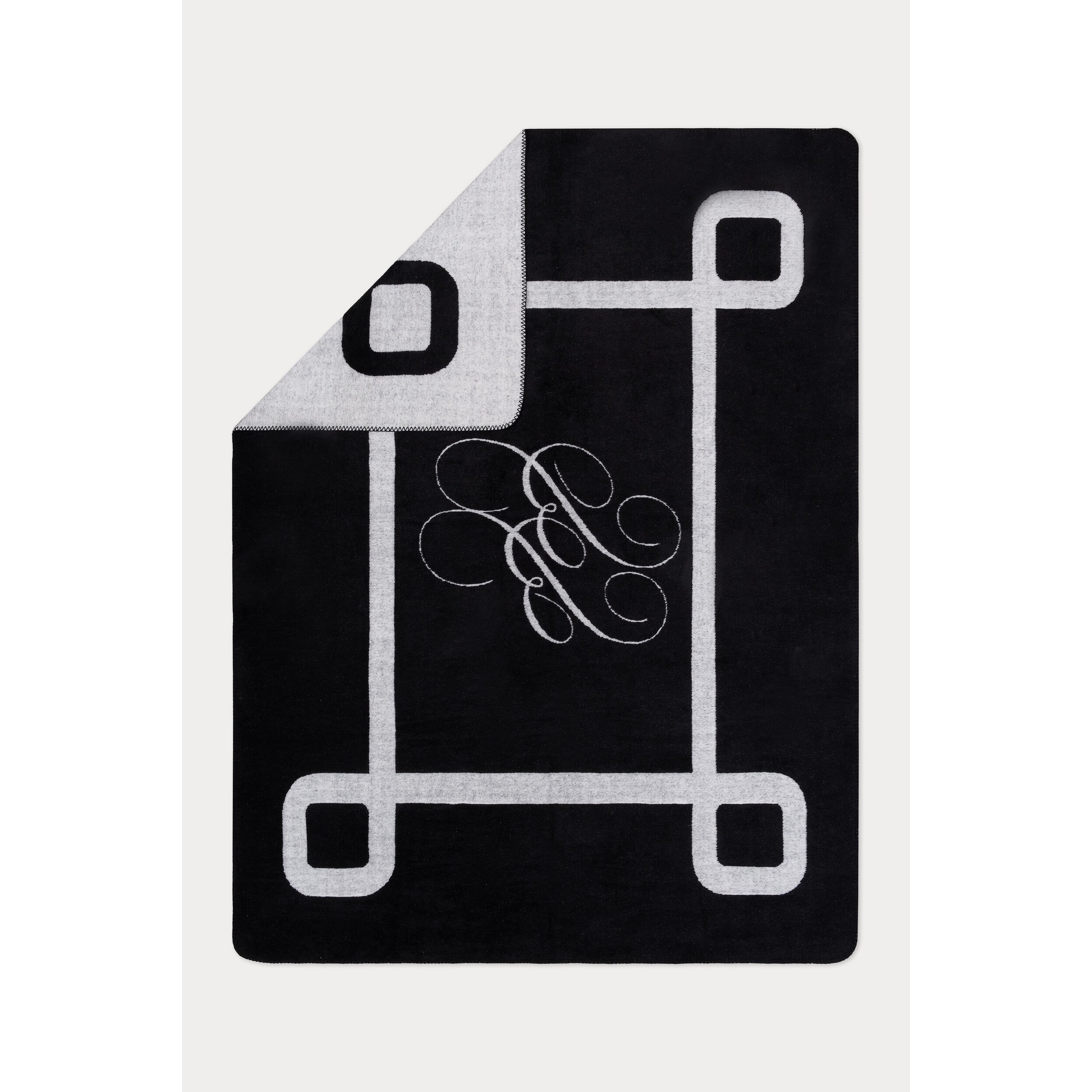 Brooks Brothers Bb Monogram Throw