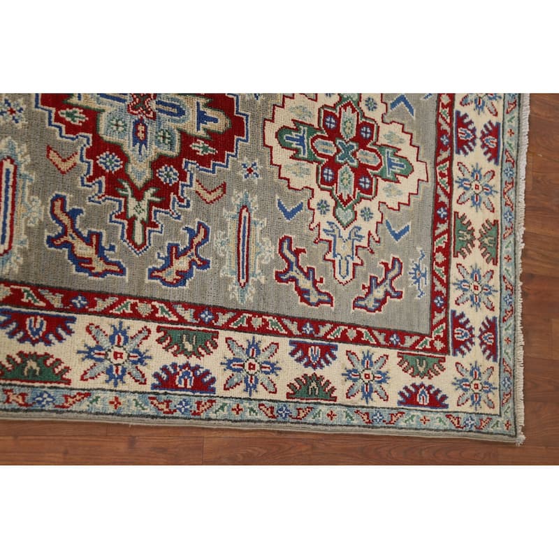 Kazak Accent Rug Handmade Traditional Oriental Wool Carpet - 3'3" x 5'0"