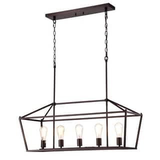 5-light Linear Island Fixture